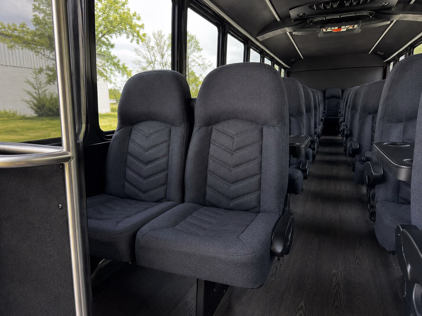 rochester hills 20 passenger minibus interior