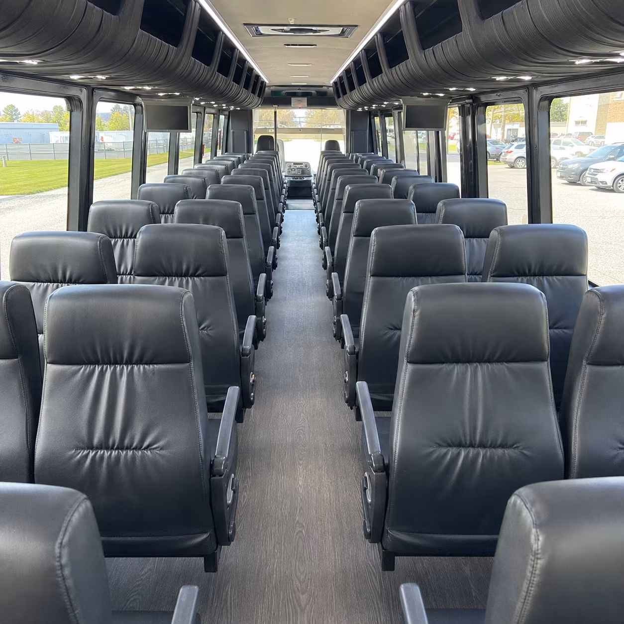 rochester hills 30 passenger minibus interior