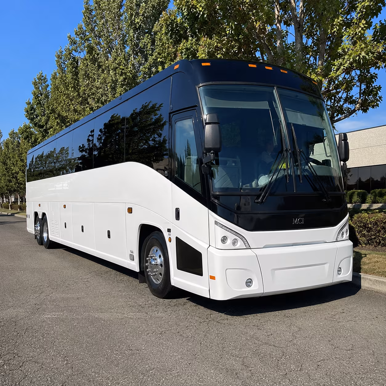 rochester hills 50 passenger charter bus