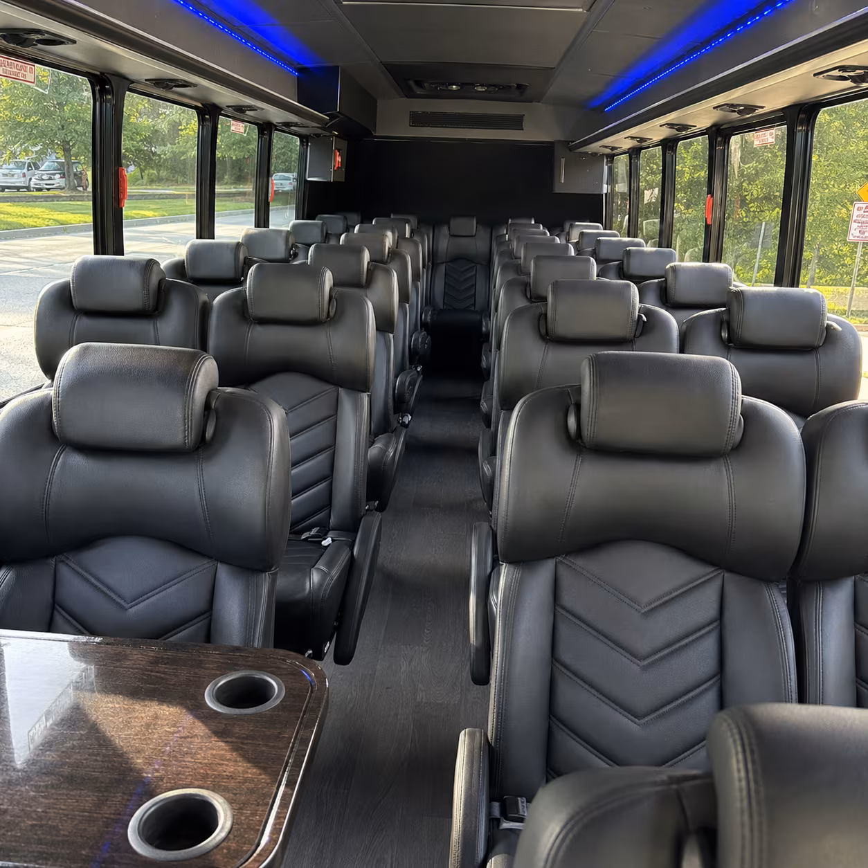 rochester hills field trip transportation onboard seating