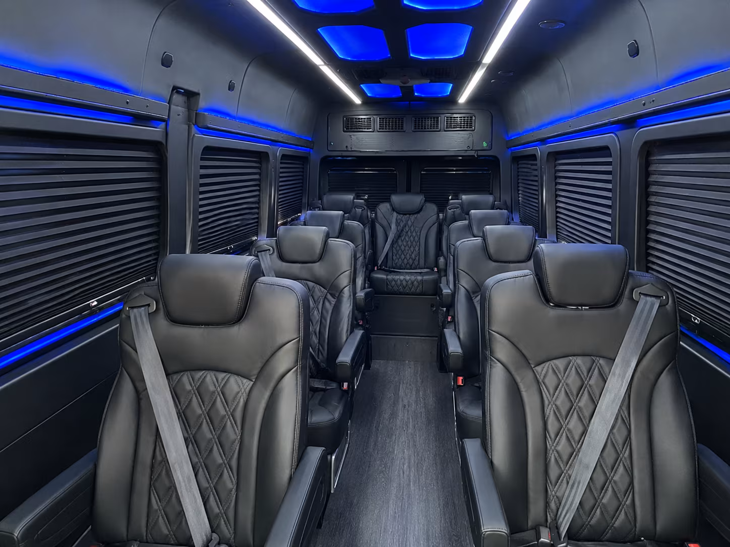 rochester hills sprinter van with driver interior